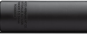 ADVANCED ARMAMENT COMPANY 65005 Ranger 5  22 Cal (5.56mm) Black Stainless Steel/Inconel, 1/2"-28 tpi DT Mount