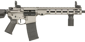 Maxim Defense MXM49734 MD15 L 5.56x45mm NATO 30+1 16" Fluted Barrel, Sniper Gray Rec/M-LOK Handguard, Black Magpul Furniture, SL-K Stock, MBUS Sights, Blackout Defense Flat Trigger