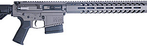 HM Defense HM10243 Titan  243 Win 10+1 20" Black Cerakote Match Grade Barrel, Tungsten Gray Cerakote 14" Picatinny Rail Aluminum Receiver, Black Synthetic Mil-Spec HM Stock, Black Polymer Grip