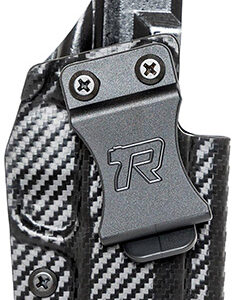 Rounded Gear GLKG43CFRHVAR Kydex  IWB Black Kydex Fits Glock 43 Belt Clip Right Hand