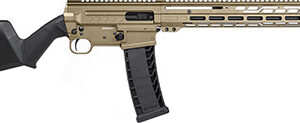 CMMG 94AC80FCT Dissent BR4 *CA Compliant 9mm Luger 10+1 16.10" Coyote Tan Cerakote Aluminum Receiver, Magpul SGA Stock, Zeroed Drop-In Single Stage Trigger
