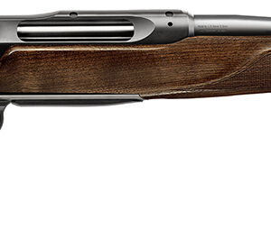 Sauer 80117098 505 Lux Full Size 7mm Rem Mag 3+1 24" Matte Blued Threaded Barrel, Matte Blued Saddle Mount Steel Receiver, Grade 5 Wood Fixed Stock