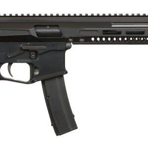 Patriot Ordnance Factory 02061 Phoenix  9mm 10+1 16.50" Black Cerakote Picatinny Rail
