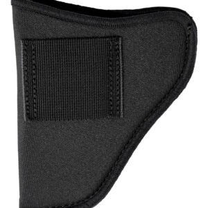 Uncle Mike's 21112 GunMate Hip Holster IWB Size 12 Black Tri-Laminate Belt Clip/Belt Loop Compatible w/Glock Fits 4-5" Barrel Belt 2" Wide Ambidextrous