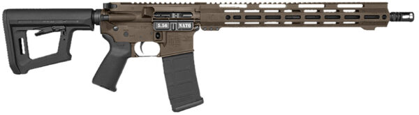 Diamondback DB1718K071 DB15  5.56 NATO 30+1 16" Midnight Bronze Cerakote Picatinny Rail Aluminum Receiver, Black Synthetic Stock