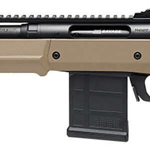 Savage Arms 58195 110 Scout Full Size 5.56 NATO 10+1  16.50" Flat Dark Earth Threaded Barrel, Picatinny Rail Carbon Steel Receiver, Magpul Hunter Synthetic Stock Left Hand