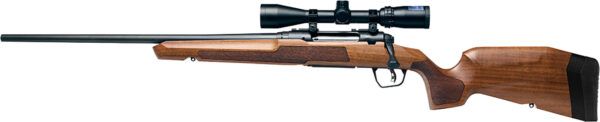 Savage Arms 32276 Axis 2 XP Combo 25-06 Rem 4+1 22" Matte Black Sporter Barrel & Drilled & Tapped Carbon Steel Receiver, Ergonomic Hardwood Stock, Left Hand, Boresighted 3-9x40mm Scope