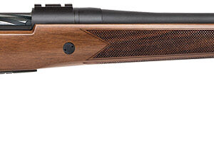 Mossberg 28236 Patriot  6.5 PRC 4+1 24" Matte Blued Fluted Threaded Barrel, Matte Blued Drilled & Tapped Receiver, Fixed Walnut Stock