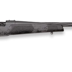 Weatherby MLW01N7MMBR2B Mark V Live Wild 7mm BC Carbon Gray Cerakote Spiral Fluted Barrel Black/Gray Sponge Pattern/Polymer Stock