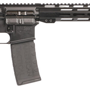 ATI ATIG15MS556ML13 MilSport  5.56x45mm 30+1 16" Black Threaded Barrel, Matte Black Picatinny Rail Receiver, 13" M-LOK Handguard, Black 6 Position Rogers Super-Stoc, Black Polymer Grip