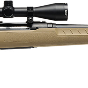 Savage Arms 32168 Axis 2 XP Combo 25-06 Rem 4+1 22" Black Sporter Barrel, Black Drilled & Tapped Steel Receiver, Fixed Flat Dark Earth Synthetic Stock, Right Hand, Boresighted 3-9x40