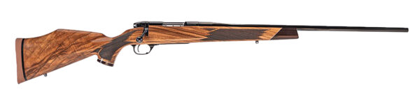 Weatherby MDX01N222RR4T Mark V Deluxe Varmintmaster 22-250 Rem 24" Threaded Barrel, Drilled & Tapped Steel Receiver, Monte Carlo High Gloss Walnut Wood Stock